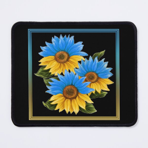 Item preview, Framed Ukraine Sunflowers designed and sold by JadeRyder.