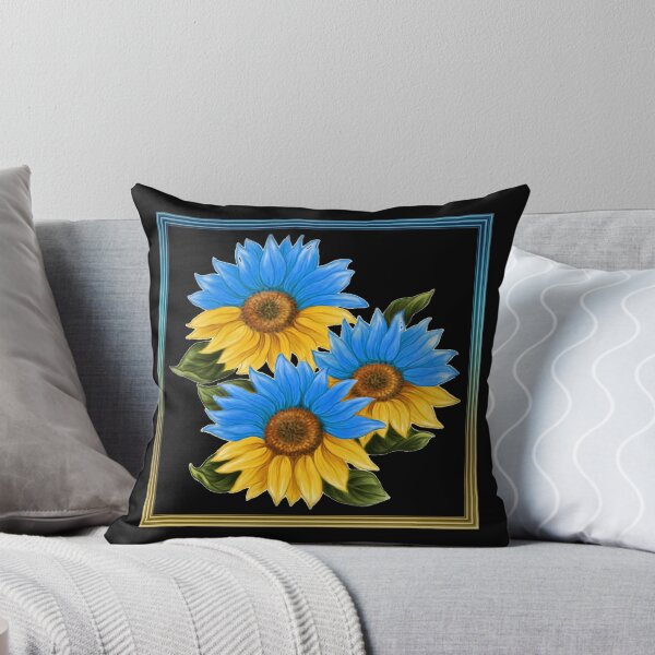 Item preview, Framed Ukraine Sunflowers designed and sold by JadeRyder.