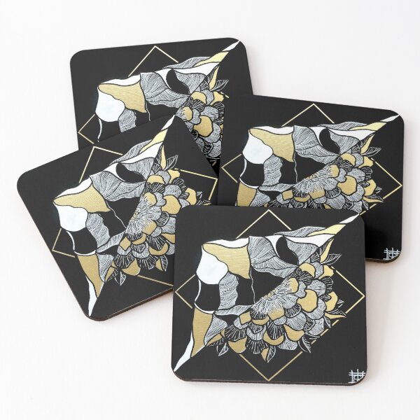 Item preview, mountains and peonies designed and sold by Tiffany Walsh.