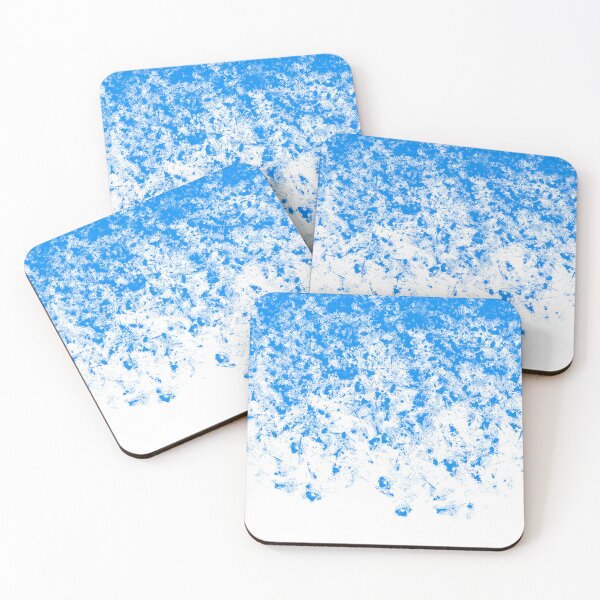Item preview, Abstract Art White Light Blue  designed and sold by Tshirtstory.