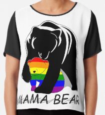 Gay Pride Mama Bär Chiffontop