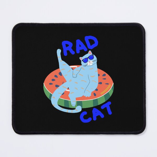 Item preview, Rad Cat On Watermelon Float designed and sold by BronikowskiART.