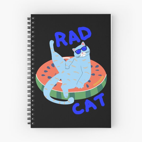 Item preview, Rad Cat On Watermelon Float designed and sold by BronikowskiART.