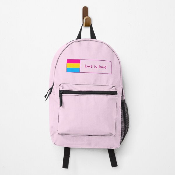 Item preview, love is love Pansexual Pride Flag Positive Quote Banner designed and sold by littlecornershop.