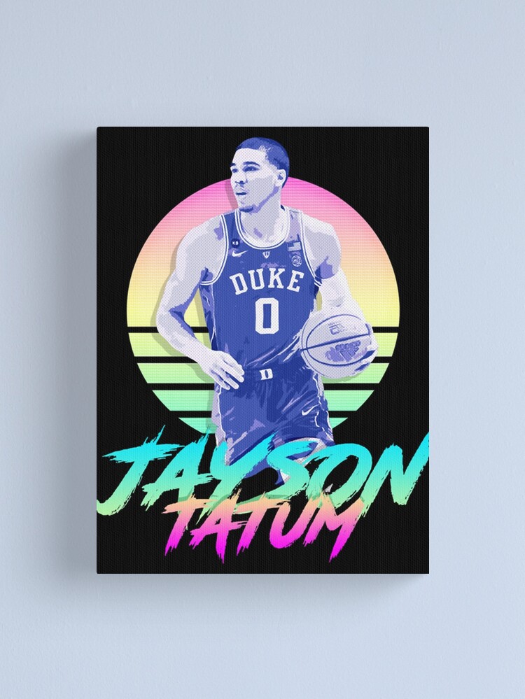 Download Jayson Tatum White Duke Jersey Wallpaper