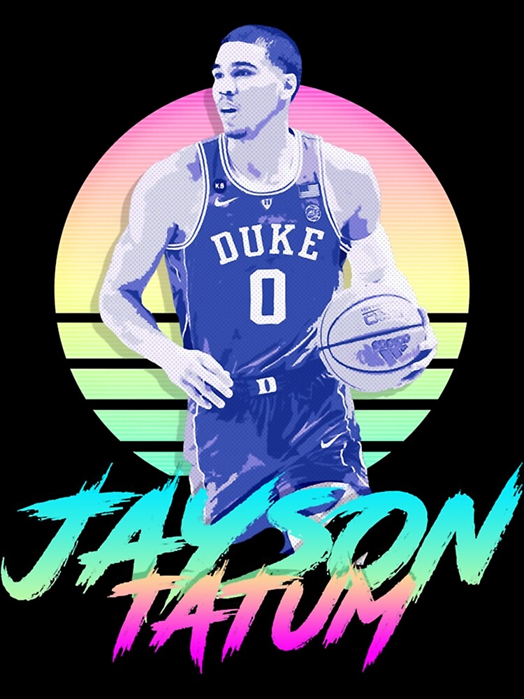 Download Jayson Tatum White Duke Jersey Wallpaper