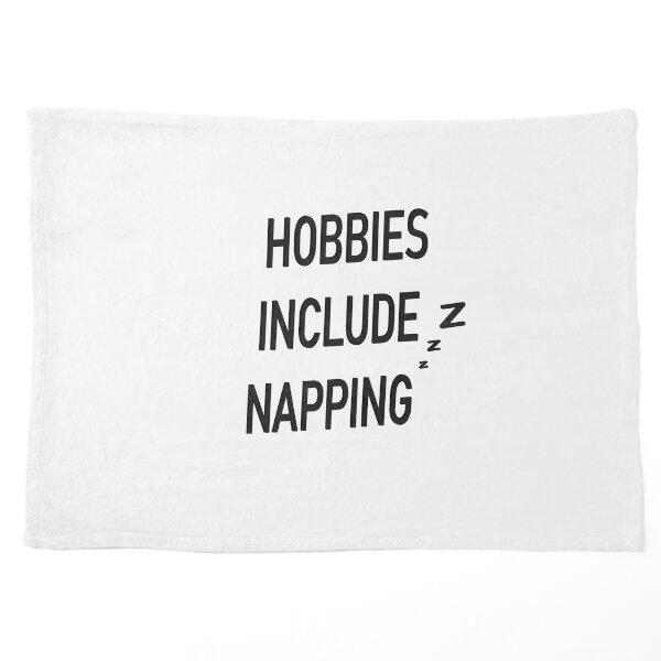 Hobbies Include Napping Pet Blanket