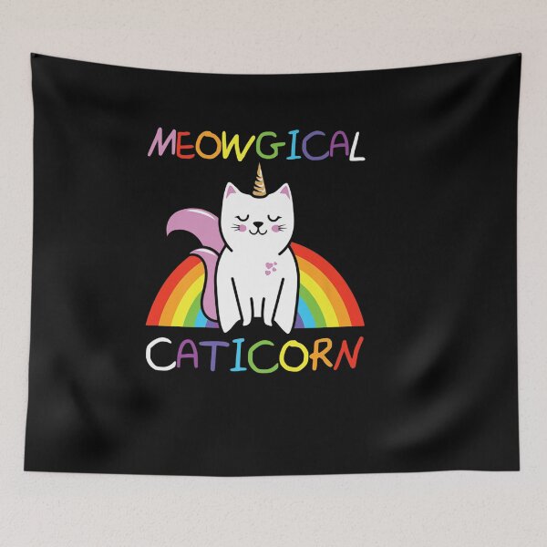 Item preview, MEOWGICAL CATICORN CAT UNICORN RAINBOW designed and sold by sobriowslen.