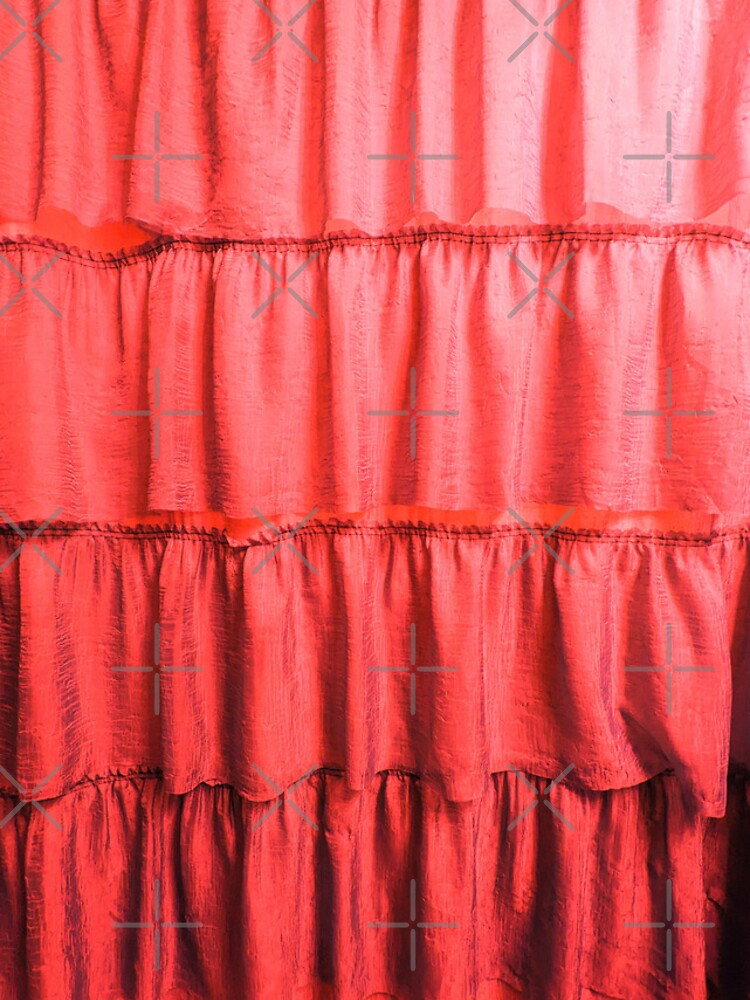 Thumbnail 4 of 4, iPhone Case, Ruby Red Ruffles designed and sold by arfff.