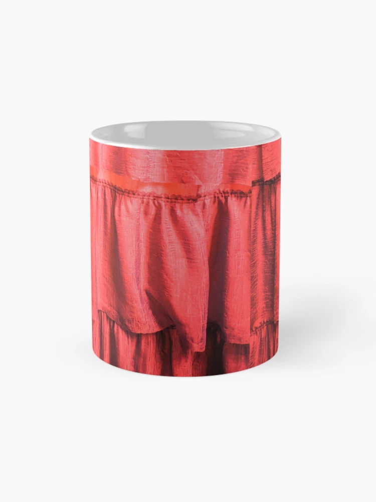 Thumbnail 4 of 6, Coffee Mug, Ruby Red Ruffles designed and sold by arfff.