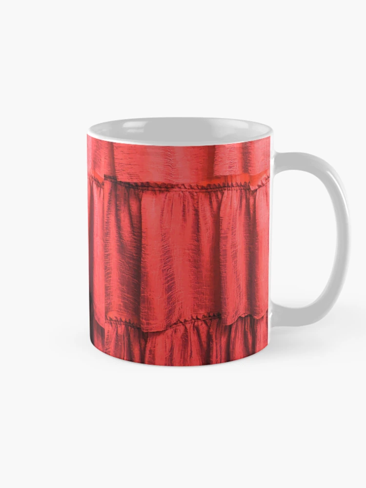 Thumbnail 3 of 6, Coffee Mug, Ruby Red Ruffles designed and sold by arfff.
