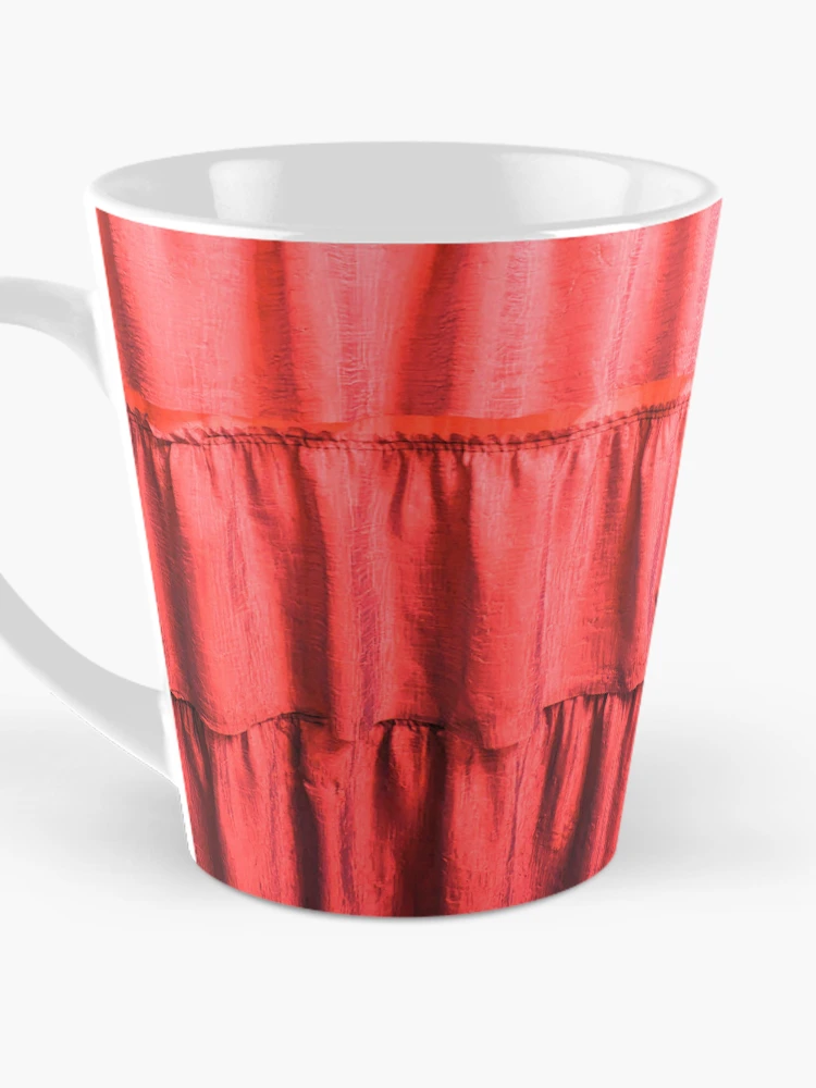 Thumbnail 3 of 4, Coffee Mug, Ruby Red Ruffles designed and sold by arfff.