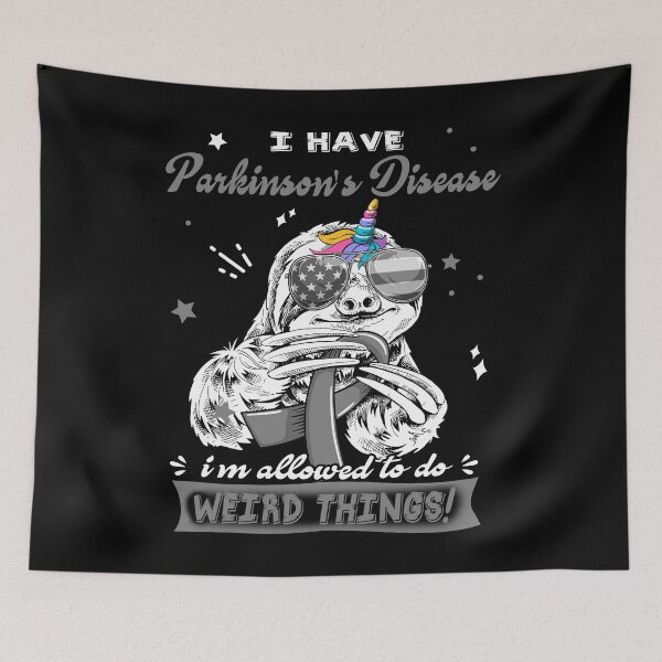 Item preview, Funny Sloth I Have Parkinson's Disease I'm Allowed To Do Weird Things designed and sold by Kohend.