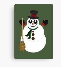 Snowman (4) Canvas Print