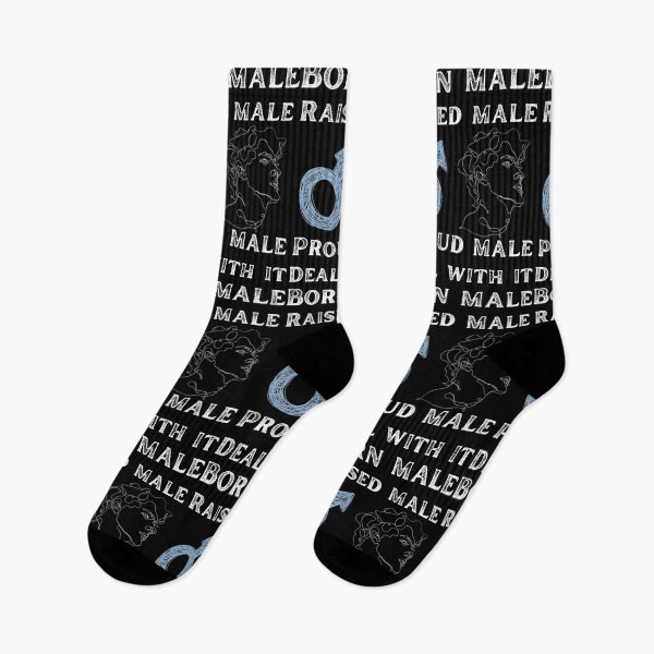 Item preview, Born male raised male proud male deal with it designed and sold by movie-popcorn.