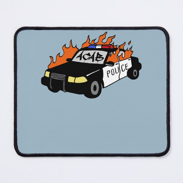 Item preview, Objector Bring Benefit Acab Burning Cop Car Vintage designed and sold by Marguerite042Ri.