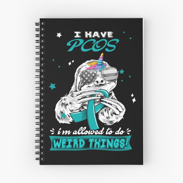Item preview, Funny Sloth I Have PCOS I'm Allowed To Do Weird Things designed and sold by Kohend.