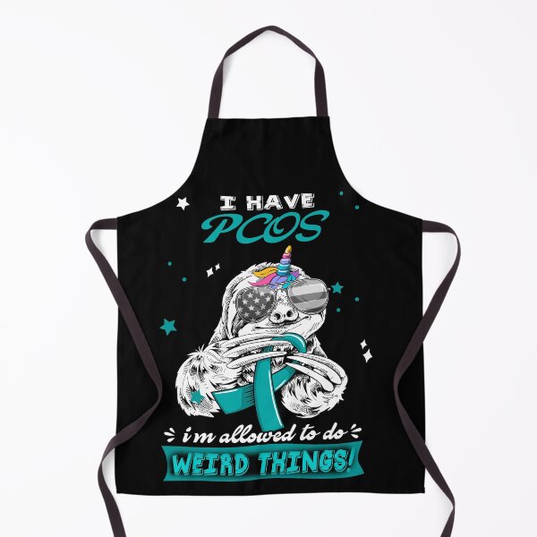 Item preview, Funny Sloth I Have PCOS I'm Allowed To Do Weird Things designed and sold by Kohend.