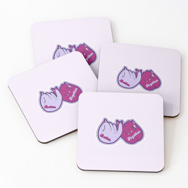 Item preview, Better Together Crossed Pinkies designed and sold by socialbylindsay.