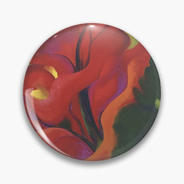 Item preview, Melting volcano art by georgia O'keeffe painters classic poster designed and sold by Golido.