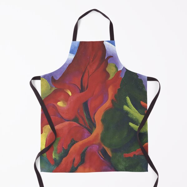 Item preview, Melting volcano art by georgia O'keeffe painters classic poster designed and sold by Golido.