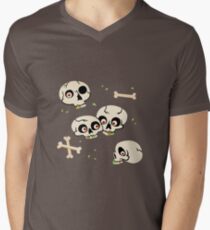 Skullery pattern Men's V-Neck T-Shirt