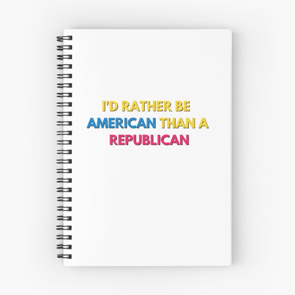 Item preview, I'd Rather Be American Than Repubplican Original Design T Shirt and Sticker designed and sold by sugarcube1999.