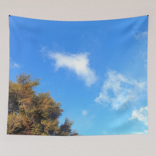 Item preview, Look Up - Blue skies, Fluffy White Clouds, Tree Canopy designed and sold by CreateShape.