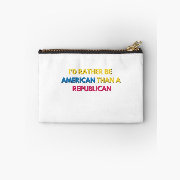 Item preview, I'd Rather Be American Than Republican Original Design T Shirt and Sticker | Pro Choice Bumper Stickers | Fuck The Gop Stickers designed and sold by sugarcube1999.