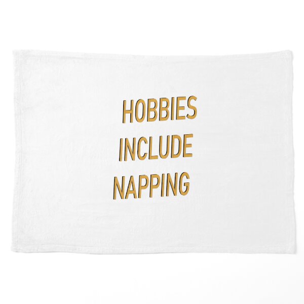 Hobbies Include Napping Pet Blanket