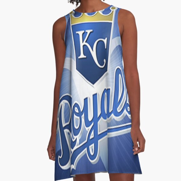 Ladies Kansas City Royals Dress, Royals Cheer Skirt, Dress Jersey