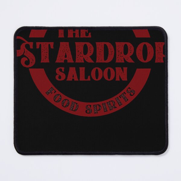 Item preview, The Stardrop Saloon Pub Logo Stardew Valley Burgundy designed and sold by NicoleBlake1.
