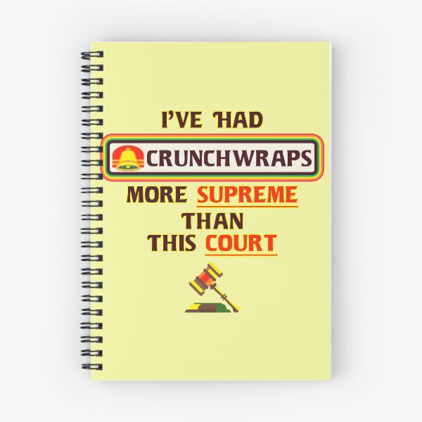 Item preview, Crunchwrap Supreme Court designed and sold by TeeArcade84.