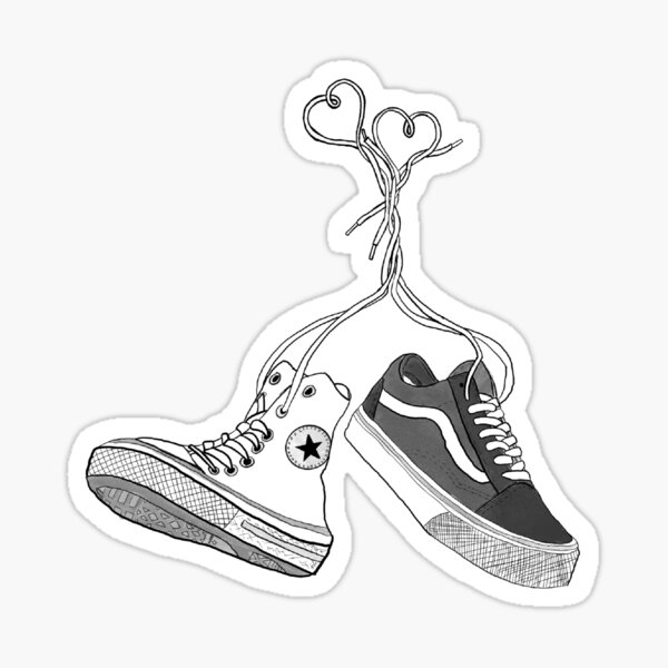 Vista previa del artículo con la obra «Zapatos Nick y Charlie <3», diseñado y vendido por Lacey Hickman.