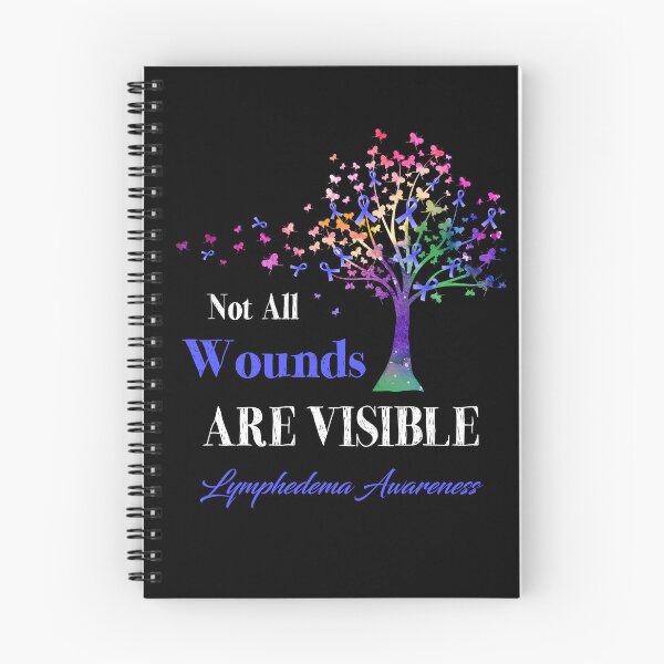 Item preview, Not All Wounds Are Visible Lymphedema Awareness designed and sold by Hatjar.