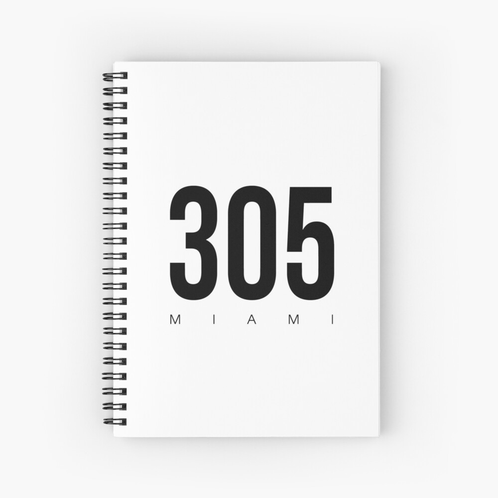 Miami, FL - 305 Area Code Art Print