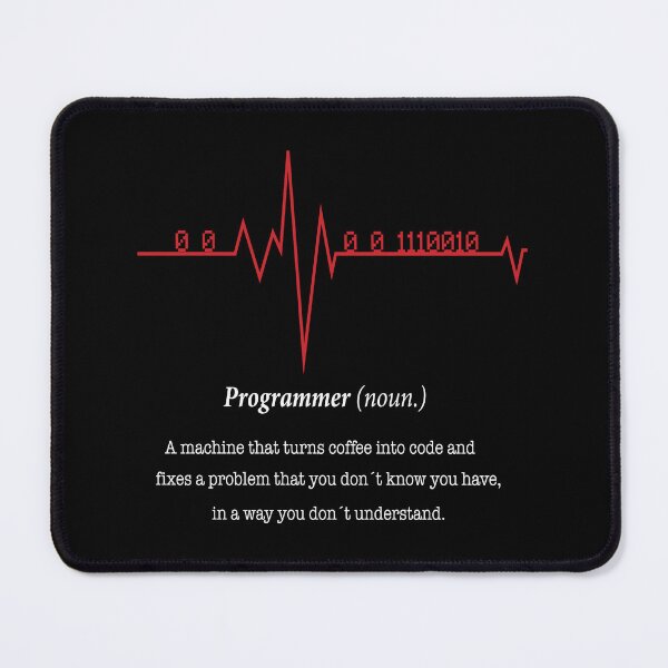 Item preview, Programmer Heartbeat Funny Coder designed and sold by ktmaem.