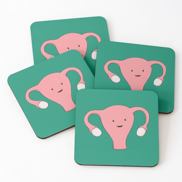 Item preview, Patterned Happy Uterus in Black   designed and sold by HaisocunnCO.