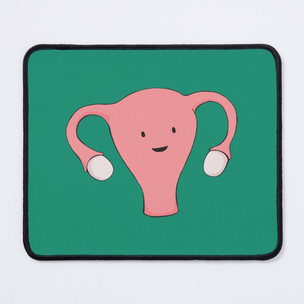 Item preview, Patterned Happy Uterus in Black   designed and sold by HaisocunnCO.