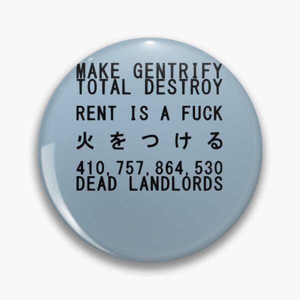 Item preview, Objector Bring Benefit Make Gentrify Dead Landlords Graphic Gift designed and sold by Marguerite042Ri.