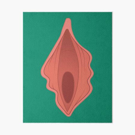 Vagina Pussy Vulva Feminist Art Board Prints for Sale