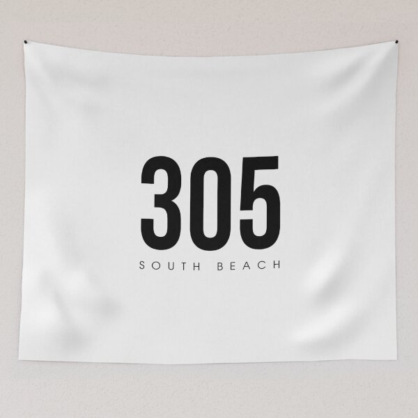 Item preview, South Beach, FL - 305 Area Code designed and sold by CartoCreative.