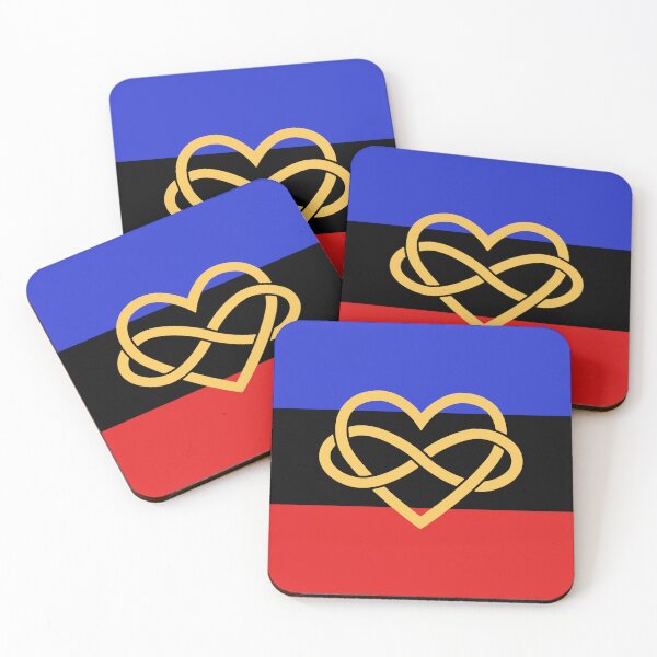 Item preview, Polyamorous Pride Flag designed and sold by Pridish.