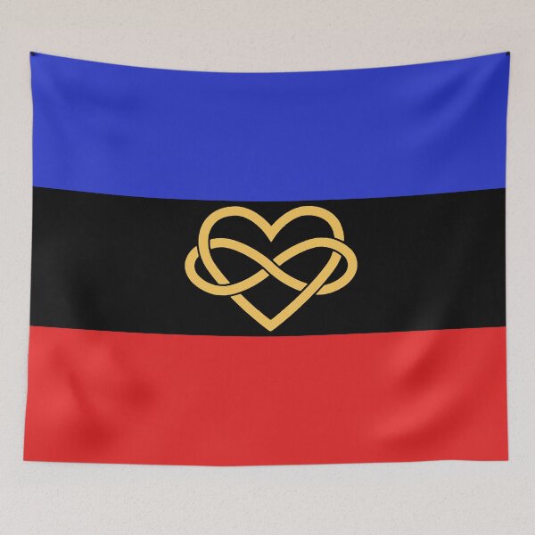 Item preview, Polyamorous Pride Flag designed and sold by Pridish.