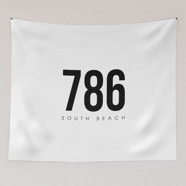 Item preview, South Beach, FL - 786 Area Code designed and sold by CartoCreative.