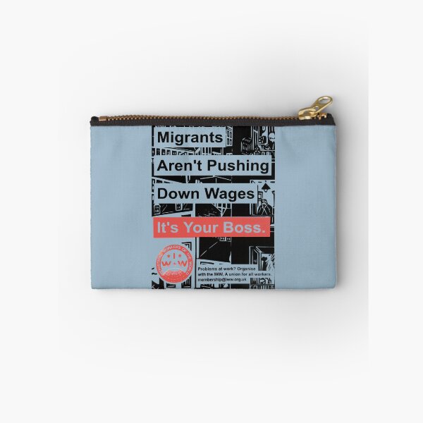 Item preview, Objector Bring Benefit Migrants Aren Industrial Workers of the World Poster designed and sold by Marguerite042Ri.