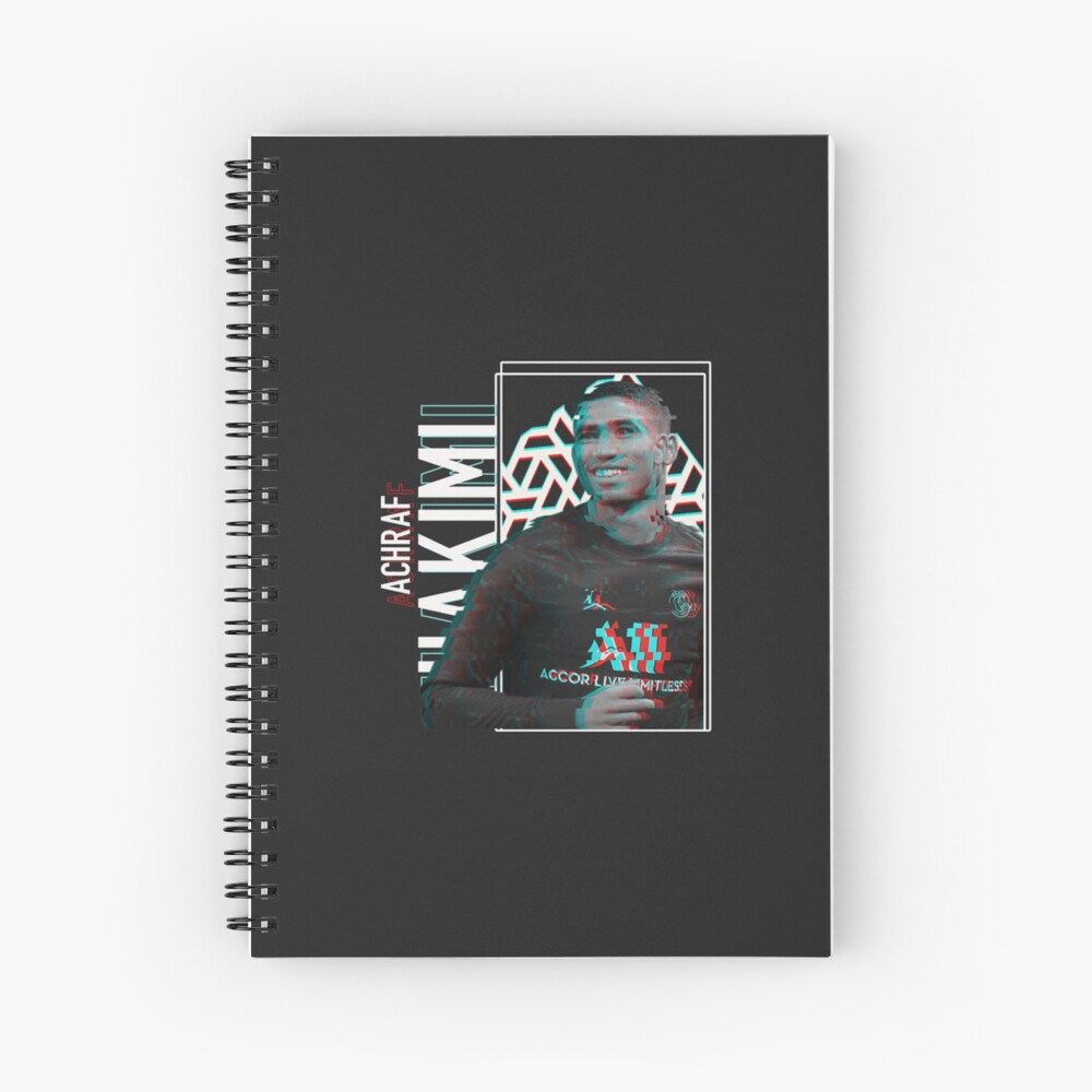 Achraf Hakimi Spiral Notebook for Sale by enji050