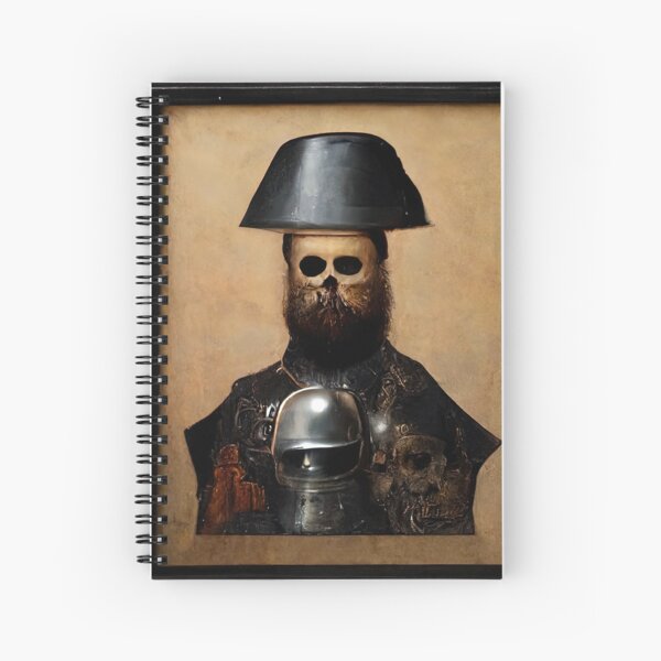 Ned Kelly Memento Mori Spiral Notebook