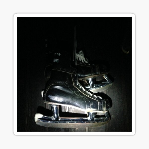 "Vintage hockey skates" Sticker for Sale by Juto Redbubble