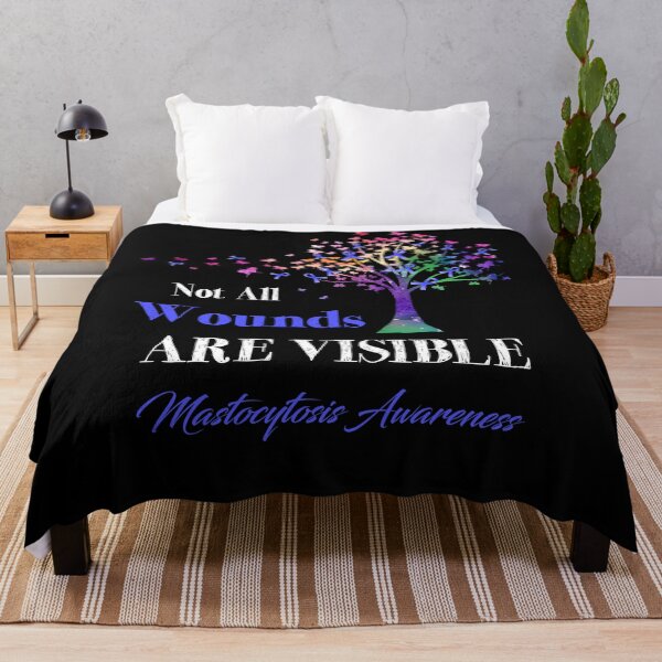 Item preview, Not All Wounds Are Visible Mastocytosis Awareness designed and sold by Hatjar.